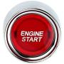 Jtron® Start Engine Button car Dc 12v 50a Red Car Start Engine Button Light Switch Push Start Ignition Switch for Racing Sport (ON)-Off momentary Switch (Red)