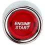 Jtron® Start Engine Button car Dc 12v 50a Red Car Start Engine Button Light Switch Push Start Ignition Switch for Racing Sport (ON)-Off momentary Switch (Red)