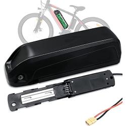 Jieoto Electric Bike Batteries 36V 12.5AH Built-in Electric Bike Lithium Battery with 2A Charger and BMS Protection Board for 500W/350W/200W Electric Lithium Bike Battery Motors