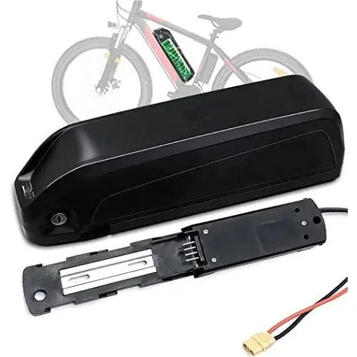 Jieoto Electric Bike Batteries 36V 12.5AH Built-in Electric Bike Lithium Battery with 2A Charger and BMS Protection Board for 500W/350W/200W Electric Lithium Bike Battery Motors