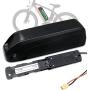 Jieoto Electric Bike Batteries 36V 12.5AH Built-in Electric Bike Lithium Battery with 2A Charger and BMS Protection Board for 500W/350W/200W Electric Lithium Bike Battery Motors