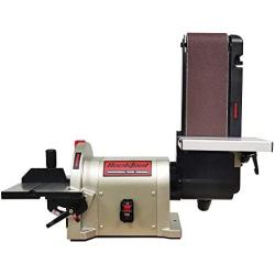 BUCKTOOL BD4801 Bench Belt Sander 4 in. x 36 in Belt and 8 in. Disc Sander with 3/4HP Direct-drive Motor