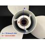 ITACO Boat Motor Aftermarket for Yamaha Propeller 663-45945-02-EL /69W-45945-00-EL, 3X11 1/8X13 Right, for 40, 48, 50 HP Engine