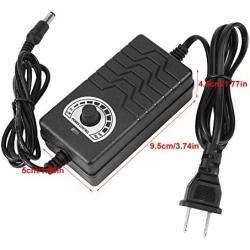 AC/DC 1-24V 2A Power Adapter Universal Adjustable Power Switching for Motor Speed Controller