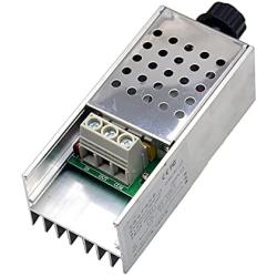 Yenslii AC 110-220V 10000W SCR Motor Speed Controller Volt Regulator Dimmer Thermostat