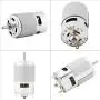 FTVOGUE Brushed Magnet DC Motor 12V 0.32A 150W 13000-15000RPM DC Motor Large Torque High Power for Electric Tools