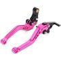 Motor-mh Adjustable CNC Short Brake Clutch Levers for Honda CBR300R/CB300F/FA 2014-2019,CBR500R/CB500F/X 2013-2019,CBR250R ABS 2011-2013,CBR400R All Year, MSX 125 Grom 2014-2020,Monkey/Z125 2019