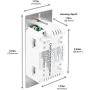 Enbrighten Add-On Switch QuickFit and SimpleWire, In-Wall Rocker Paddle, Z-Wave ZigBee Wireless Smart Lighting Controls, NOT A STANDALONE Switch, 46199 , White