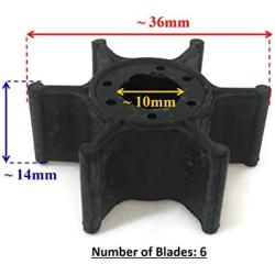 Boat Motor 6L5-44352-00 18-3163 Outboard Motor Water Pump Impeller For Yamaha F2.5 2.5HP 3HP Water Pump Sierra Boat Engine