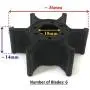 Pompe d'Impulsion pour Moteur Bateau 6L5-44352-00 remplacement Yamaha 4 temps 2.5CV Moteur Externe F2.5 et Moteur Externe 2 Temps 3CV 3AMS
