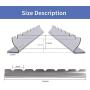 Begatter Skewers Holder, Stainless Steel Shish Kabob Rack for Grill, 14.8
