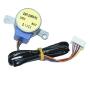 XHSESA Replacement Swinging Blade Motor,MP24 12V GSP-24RW-02 Air Guide Stepper Motor for LG Air Conditioner Accessories