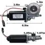 rv Power Awning Universal Replacement Motor 373566, Compatible with solera Power Awnings, with Single 2-Way Connector, 12-Volt DC 75-RPM, Strong and Durable