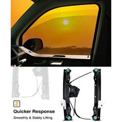 A-Premium Electric Power Window Regulator Without Motor Compatible with Chrysler Sebring 2007-2010 Sedan Front Left Driver Side