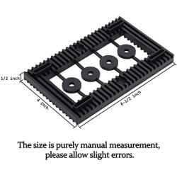 Swess Pool Pump Pad Anti-Vibration Hot Tub Pump Motor Mount Base Pad for Quiet Effectively Reduce Noise 95% Rubber