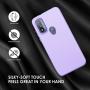 for Moto G Pure Phone Case: Protective Rugged Silicone Cover - Drop Full Protection Shockproof - Durable Aesthetic Matte Cases for Motorola Moto G Pure - Slim Cute Girly Phone Case (Light Purple)