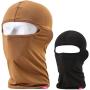 Balaclava Face Mask, 2 Pack Lightweight Motorcycle Black Warmer Ski Mask for Men Bandana