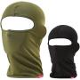 Balaclava Face Mask, 2 Pack Lightweight Motorcycle Black Warmer Ski Mask for Men Bandana