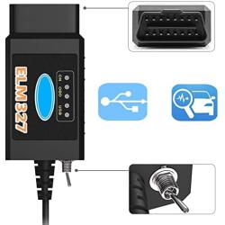ertoory forscan obd2 Adapter, ELM327 forscan f150 for Ford forscan F250 with Hidden Features FORScan Configurator, F150 Programming Tutorial documentation and FORScan License Acquisition Tutorial