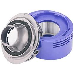 Motor Rear Cover Fit for Dyson V7 V8 Vacuum Cleaner (1 Cover + 1 Filter)