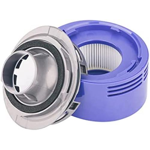 Motor Rear Cover Fit for Dyson V7 V8 Vacuum Cleaner (1 Cover + 1 Filter)