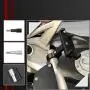 Lorababer Motorcycle CNC Aluminum Mobile Phone Holder GPS Navigation Bracket Mount Stand Modification for BMW K1600GT K1600GTL R1200RE R1200RT R1250RS R1250RT (Black)