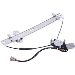 Front Left Driver Side Window Lift Regulator with Motor Compatible with 2003 2004 2005 2006 2007 2008 Honda Pilot Sport Utility 4-Door 3.5L