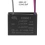 uxcell Ceiling Fan Capacitor CBB61 3.5/4/2.5uF 250V AC 4 Wires Metallized Polypropylene Film Capacitor 47x34x22mm for Electric Fan Pump Motor Generator 3Pcs