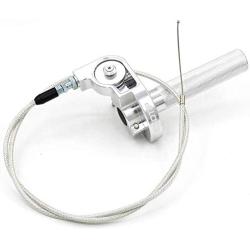 Throttle Grip Motorcycle 22mm CNC Aluminum Quick Twister with Throttle Cable CRF50 70 110 IRBIS 125 250 Dirt Bike Motorcycle Accessories