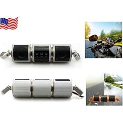 Motorcycle Speaker Music FM Radio Waterproof Adjustable Bracket Audio Stereo Motorcycle Audio Player Audio Sound MP3 FM Radio Stereo Speakers Waterproof