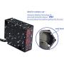 Supreform IP67 Waterproof Universal 10-30VDC Safety Retro-Reflective Photoelectric Beam Sensor for 12VDC and 24VDC Gate Opener, Garage Door Sensor Up to 40 Feet Sensing Range, Pre-Wired 6.6 Feet Cord
