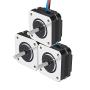 STEPPERONLINE 3 PCS Nema 17 Stepper Motor Bipolar 1.8deg 16Ncm (22.6oz.in) 1A 42x42x20mm 4 Wires for Exturder 3D Printer CNC DIY