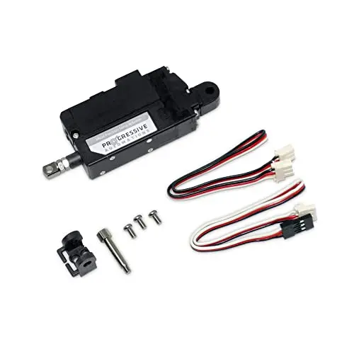 PROGRESSIVE AUTOMATIONS 7.4V DC Precision Linear Servo Actuator (1.06 in. 1.34 lbs.) – with positional Accuracy up to 100um. Durable Electric Stroke & Innovative DC Motor. PA-12-10613474T