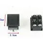 6volt 12volt Accelerator Foot Pedal Reset-Control Switch ,for Kids Ride On cars ，Electric car Black 6-pin Socket Replacement Parts