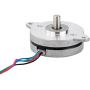 STEPPERONLINE 0.9deg Thin Nema 14 Stepper Motor Bipolar 0.5A 7Ncm/9.91oz.in Φ36x12.5mm 4-wires