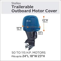 Classic Accessories Stellex Trailerable Outboard Motor Cover
