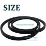 144959 Deck Belt for Compatible with Craftsman Poulan Husqvarna 144959 130801 160855 138255 fit 531307218 532144959 21547082 21547188 LTH1342 (2 Pack)