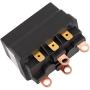 Acouto Winch Solenoid Relay Contactor for ATV UTV 4X4 Vehicles Winch Solenoid Contact Relay Contactor 12V 120A Steel Replacement