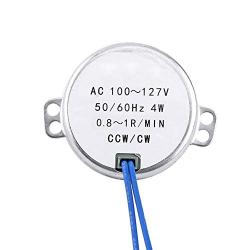 1 Piece 4 Sizes AC 100V-127V 4W 50/60Hz Synchronous Motor (0.8-1RPM)