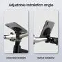 Bike Phone Mount,Motorcycle Cellphone Holder with Universal Adapter,Bicycle Out Front Handlebar Mount for Mountain Bike,Scooter,Electric,MTB and Road Bike-Compatible with iPhone/Samsung/Google-Orange