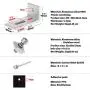 10 Pcs Solar Panel Mounting L Bracket, Aluminum Alloy 6005 Support Hardware, Thickness 5.3mm Heavy Duty for RV Boat Off Grid Roof, Solar Panel Motor Home Roof