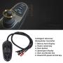 Joystick Controller, Professional Electric Wheel Chair Joystick Controller Electric Mobility Wheelchairs Accessory Brushed 4P Controller with Brake EABS Parking Function-0‑50A 24V DC Motors