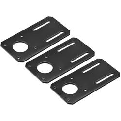 MECCANIXITY Motor Bracket Motor Mounting Holder 100x50mm Black for NEMA 17 Stepper Motor 5pcs