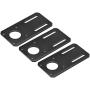 MECCANIXITY Motor Bracket Motor Mounting Holder 100x50mm Black for NEMA 17 Stepper Motor 5pcs