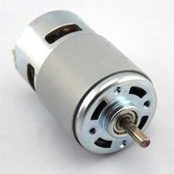 Pangocho Jinchao-Dc Motor 775 Motor, High Speed High Torque DC Motor, DIY Table Saw Motor, 12-24V Double Ball Bearing, Easy to Install (Voltage(V) : 775 Motor)