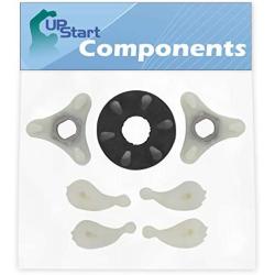 285753A Washer Motor Coupler & 80040 Agitator Dogs Replacement for Kenmore/Sears 11020712990 Washing Machine - Compatible with 285753A Direct Drive Motor Coupling Kit & 80040 Agitator Dogs