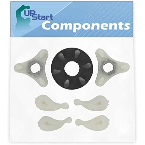 285753A Washer Motor Coupler & 80040 Agitator Dogs Replacement for Kenmore/Sears 11020712990 Washing Machine - Compatible with 285753A Direct Drive Motor Coupling Kit & 80040 Agitator Dogs