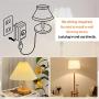 Sazomdon Soldering Iron Temperature Control,Electric Fan、Factory Electric Fan,Ventilation Fan,Power Controller,Desk Lamp,Dimming LED Light,UL Listed Plug in Dimmer Switch,120VAC,White,Pack of 1.