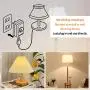 Sazomdon Soldering Iron Temperature Control,Electric Fan、Factory Electric Fan,Ventilation Fan,Power Controller,Desk Lamp,Dimming LED Light,UL Listed Plug in Dimmer Switch,120VAC,White,Pack of 1.