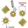 Xiaopyo Quadcopter Motor Gear Compatible with E58 E68 E88 E525 LS-E525 4D-V4 Quadcopter E98 E99 K3 Drone Teng1 Accessories F89 Drone F97 Parts
